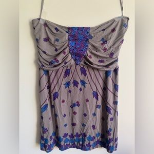 Free people strapless slinky top/ tunic. VGUC.